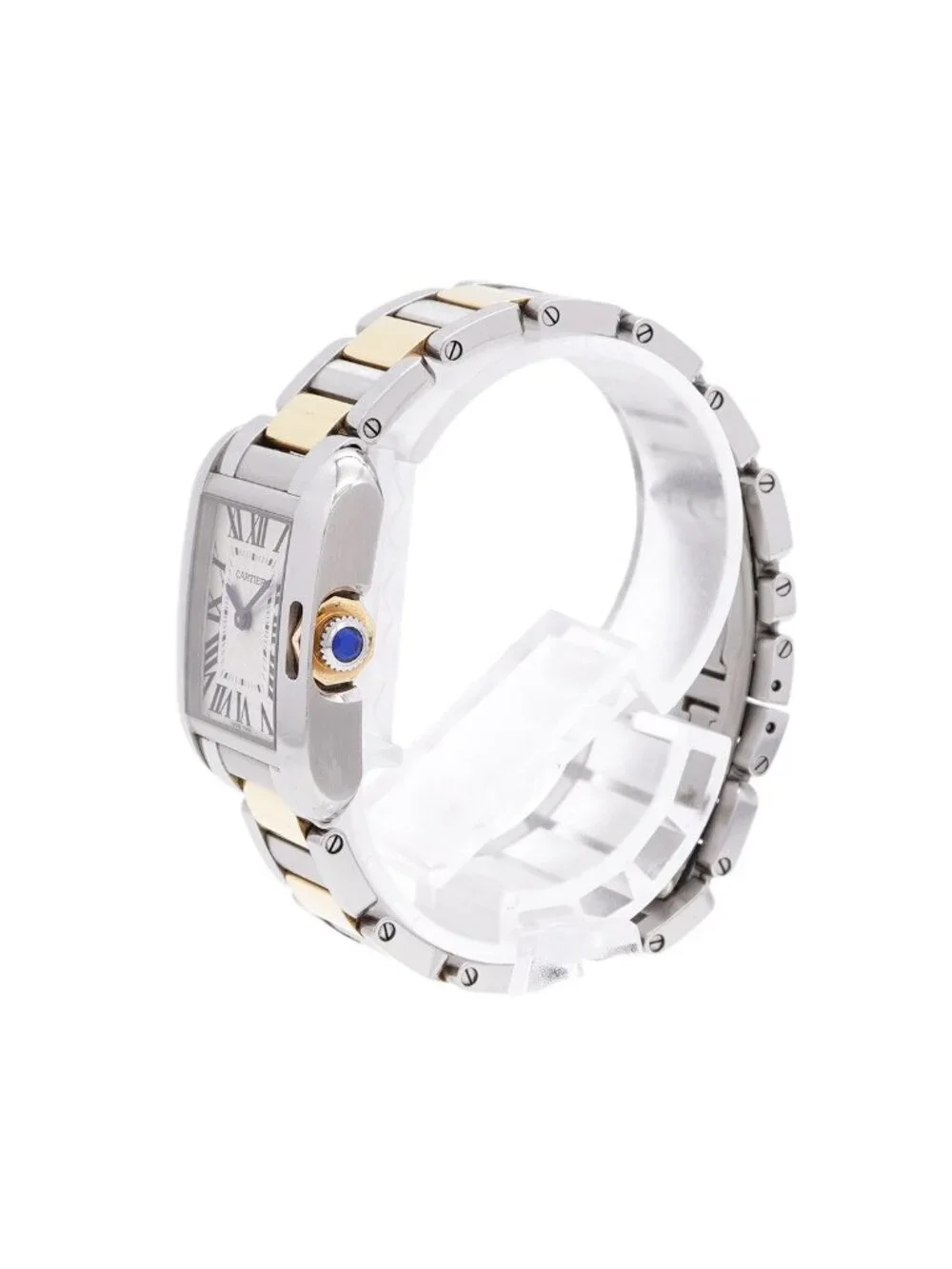 Cartier Tank Anglaise SM Silver Dial Watch